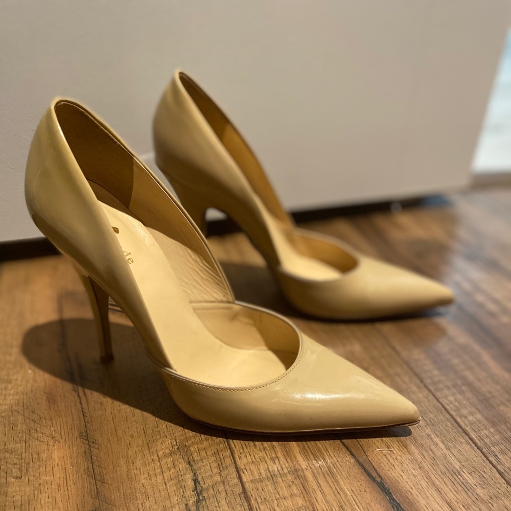 Kate Spade Nude Pointed Toe Pumps